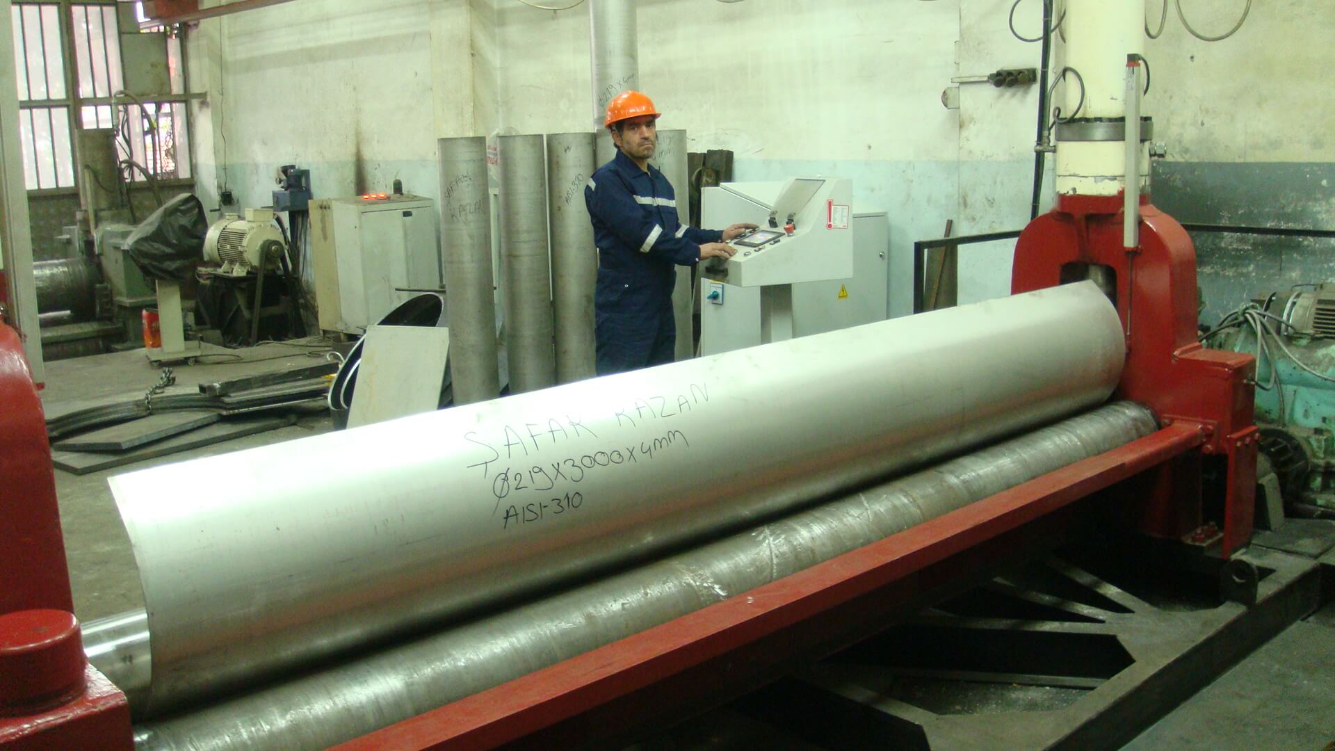 Dikişli Boru imalatı